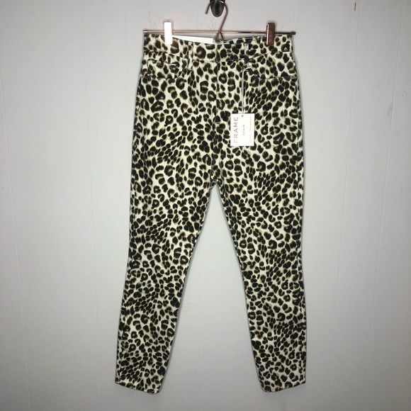NWT FRAME Ali Leopard High Waist Crop Skinny Jeans - Picture 2 of 7